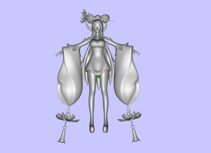 王者榮耀貂蟬GK白模，3D打印模型